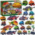 Skiennix Dinosaur Cars Advent Calendar - 24 Days of Monster Truck Fun for Kids | Perfect Christmas Gift