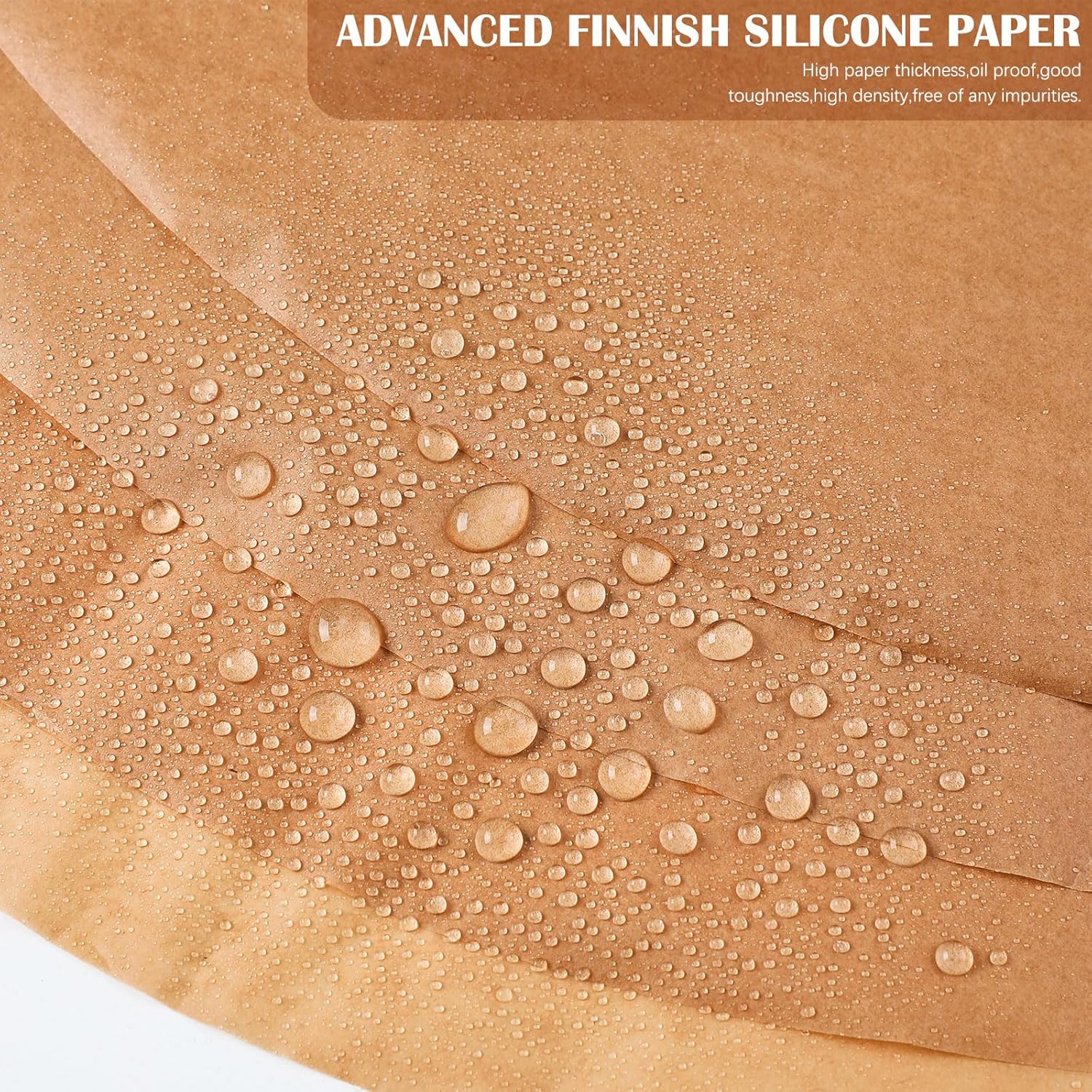 Teenyyou 40 Pcs Round Parchment Paper Liners - 20 Inch Unbleached Baking Paper for Dutch Ovens, Air Fryers & More