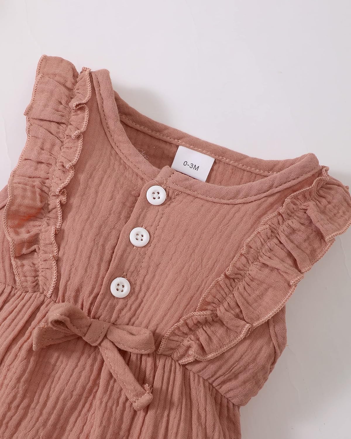 Renotemy Newborn Baby Girl Romper - Summer Short Sleeve Jumpsuit | Cute & Comfortable Outfit