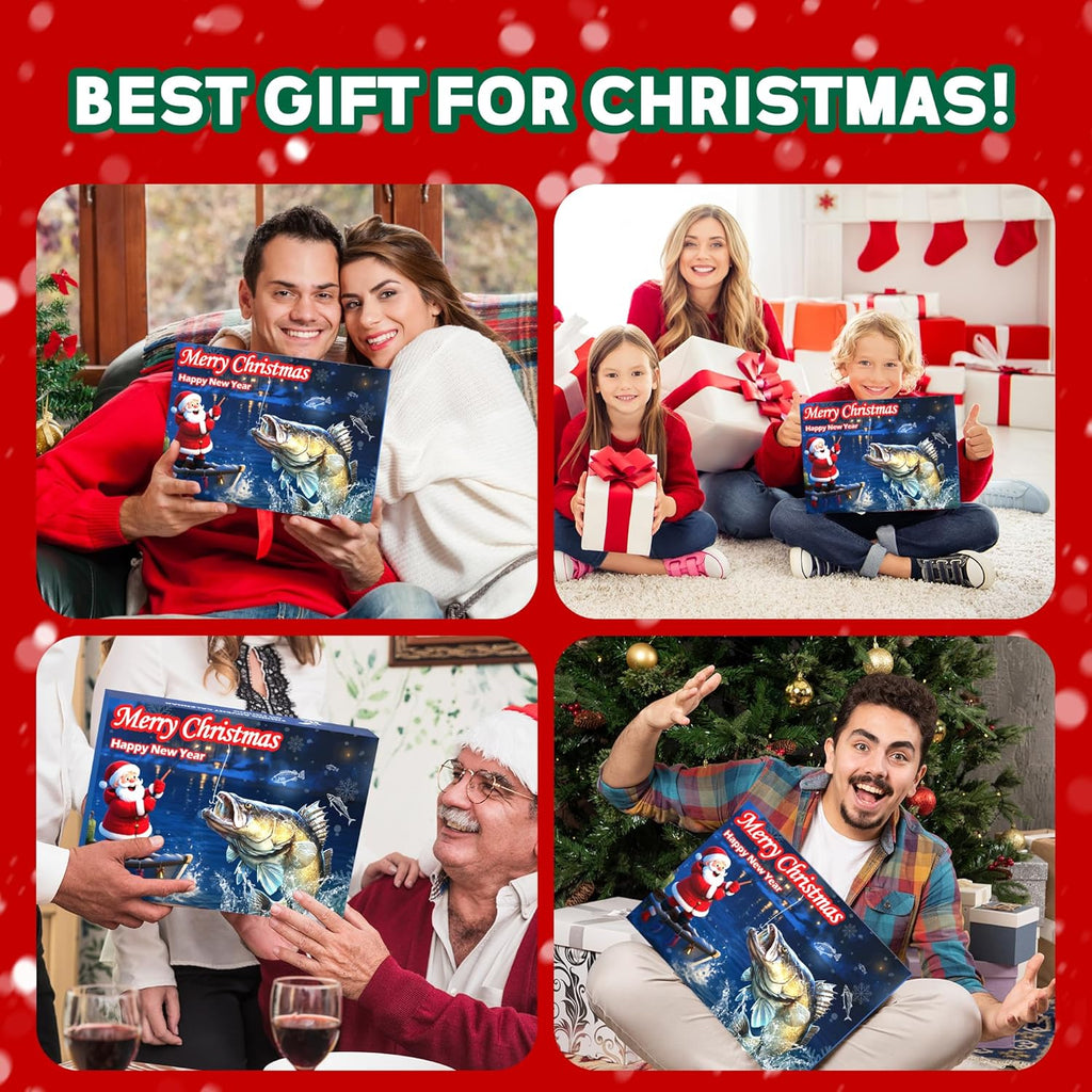 **Fishing Advent Calendar 2025 - 24 Days of Fishing Lures | Perfect Xmas Gift for Dads & Teens**