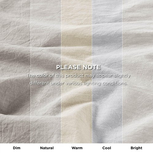 Bedsure 5 Pieces Cotton Comforter Set with Waffle Throw Blanket - Soft Breathable Bedding Set for All Seasons, Beige Queen Comforter, Pillow Shams, White 100% Cotton Blanket, Throw Pillow