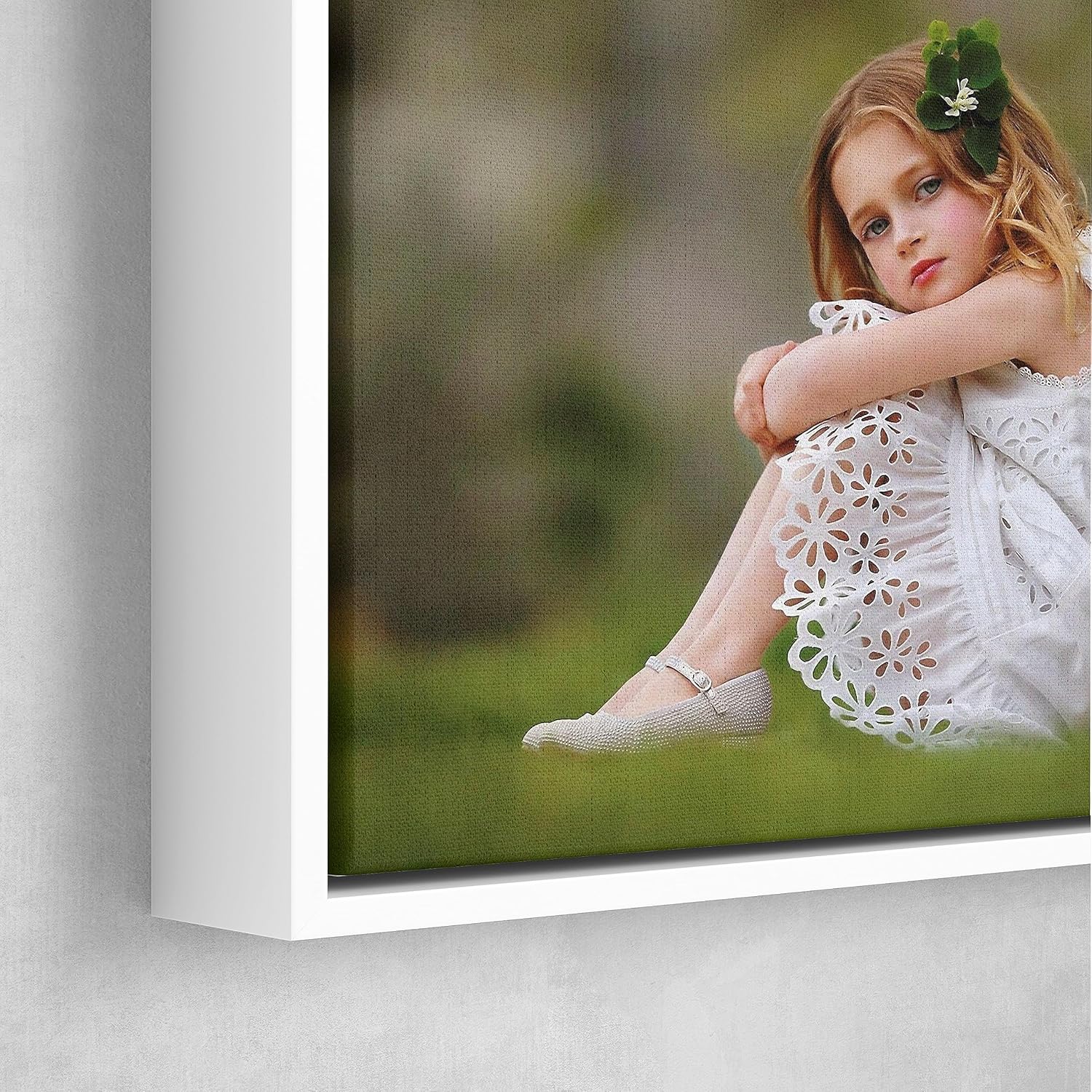 P&L ART Personalized Custom Canvas Prints - Transform Your Photos into Stunning Wall Art | 16x20 White