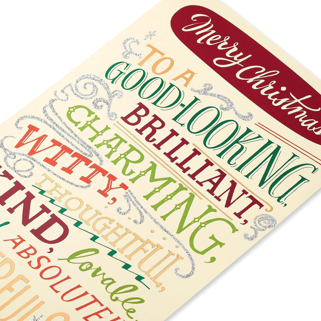 American Greetings Funny Christmas Card - Silly Holiday Greeting for Son | Perfect for Parents