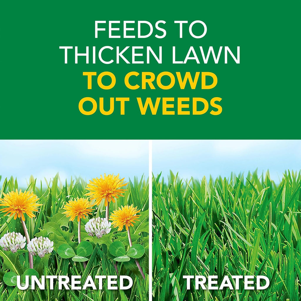 Scotts Turf Builder Weed and Feed - Effective Lawn Care Solution for 5,000 Sq. Ft.