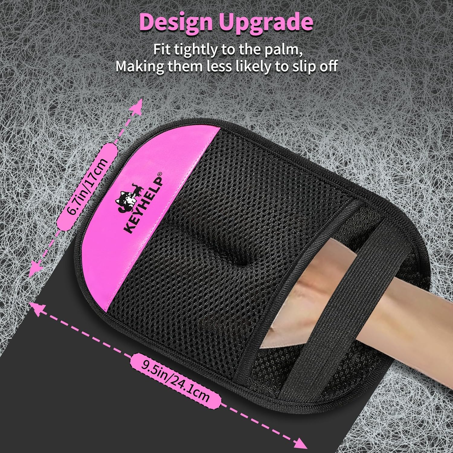 Skiennix Pet Hair Removal Glove - Upgraded Reusable Electrostatic Tool for Dogs & Cats | Pink