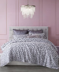 Juicy Couture – Comforter Set | Pearl Leopard Design Bedding| Twin/Twin XL | 2 Piece Set Includes 1 Comforter and 1 Sham | Wrinkle Resistant | Premium Bedroom Décor | Grey/Silver