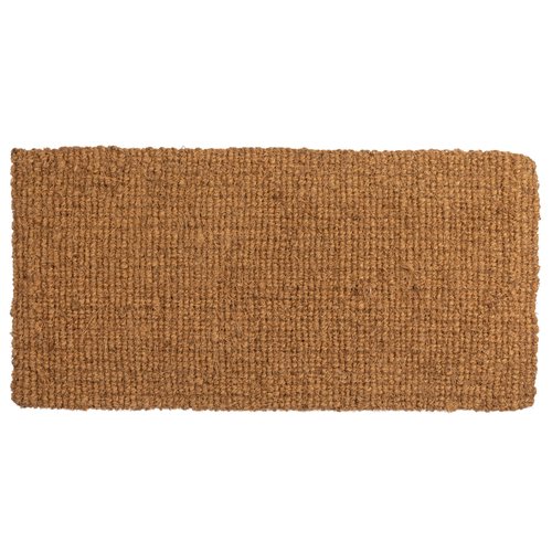 Creative Co-Op Bonjour/Au Revoir Rectangle Coir Doormat