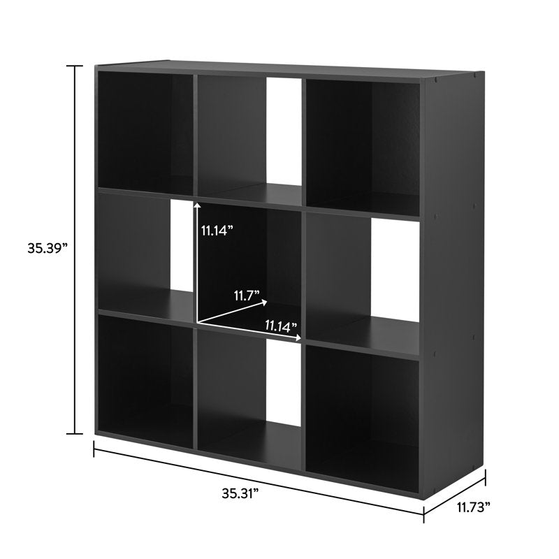 9-Cube Storage Organizer for Home & Office - Multiple Finishes