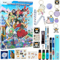 One Piece Advent Calendar 2025 - 24 Surprises Including Mini Notebook, Keychain & Pens for Kids & Teens