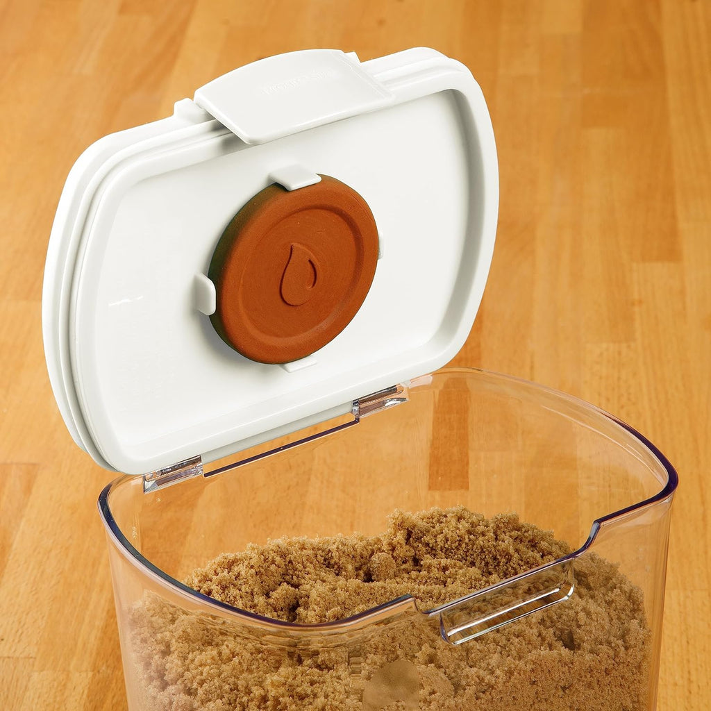 ProKeeper | Airtight Kitchen Storage Canister Set - Keeps Flour & Sugar Fresh | 6-Piece White Set