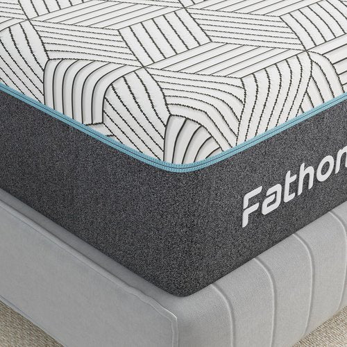 FATHOM Firm Twin Mattress - 6 Inch Memory Foam for Back Pain Relief | Cool Sleep with Gel Foam, CertiPUR-US Certified