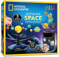National Geographic Ultimate Space Activity Kit - Glow-in-the-Dark Solar System Model & Night Light for Kids