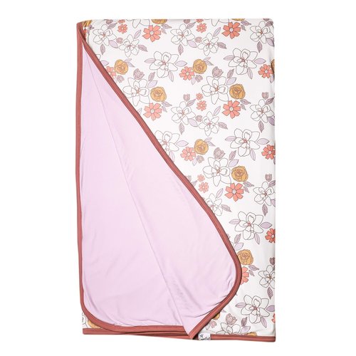 Copper Pearl Jumbo 3-Layer Baby Blanket: Soft Baby Quilts for Boys and Girls | Breathable, Cozy, Toddler Blanket | Baby Quilt for Newborns | 46x46 Premium Polyester/Rayon | Ferra
