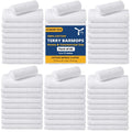 YRALY Terry Bar Mop Towels (Pack of 60) – Absorbent and Quick Drying Commercial-Grade Cotton Cleaning Towels, Cleaning Rags for Kitchen, Bar – Reusable Shop Rags 14”x17” White