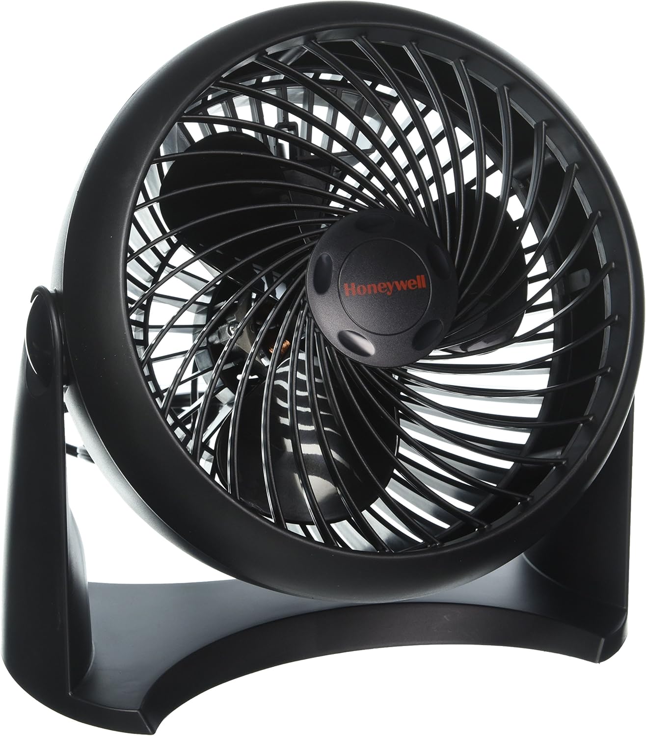 Turbo Force Desk Fan - Powerful Cooling | Sleek Black Design for Home or Office