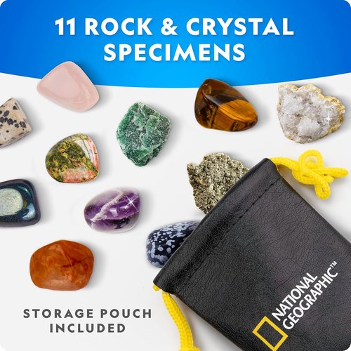 National Geographic 2026 Science Kit - Jumbo Advent Calendar with 24 Days of STEM Experiments & Gemstones for Kids Ages 8-12