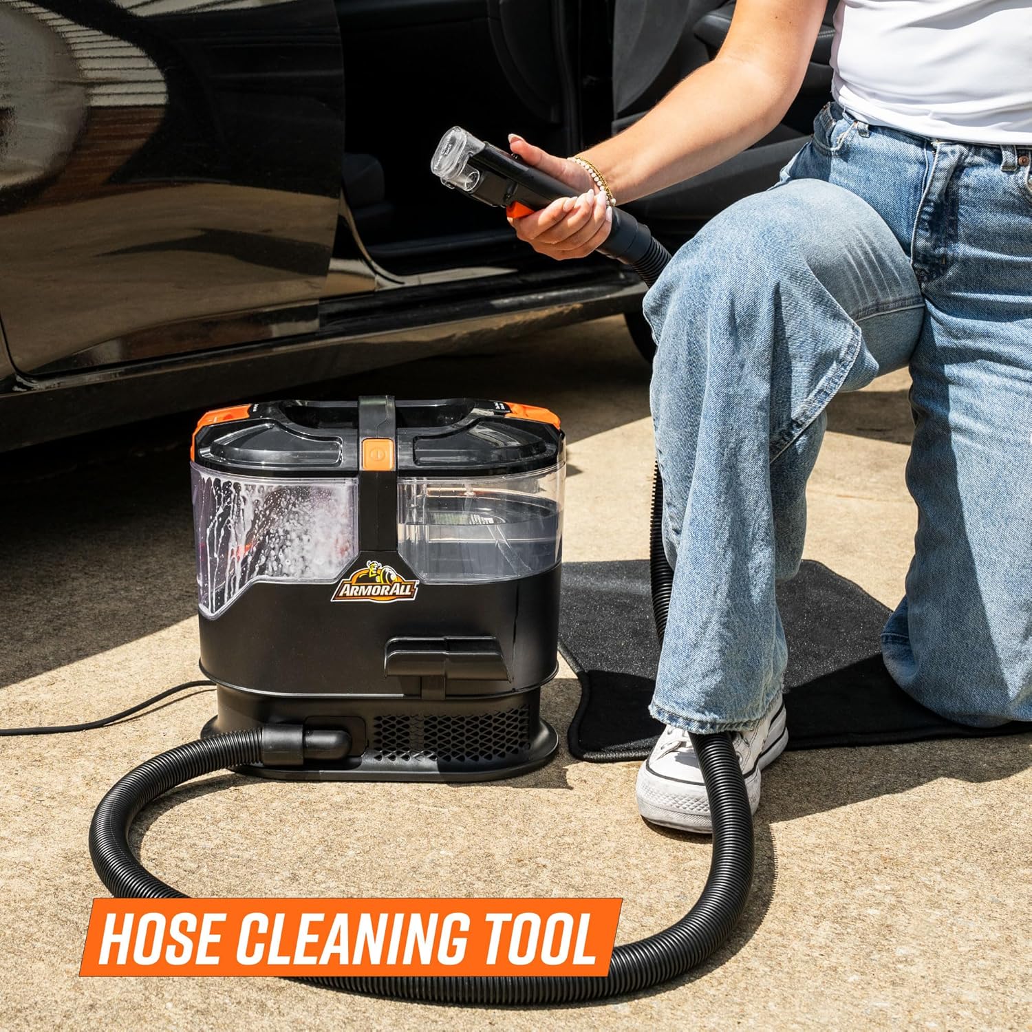 Armor All SCA702 901 7 Amp Portable Spot Cleaner - Efficient Car & Upholstery Stain Removal