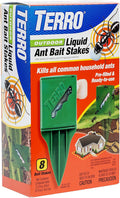 TERRO Outdoor Ant Killer Bait Stakes - Effective Liquid Formula for Fast Pest Control