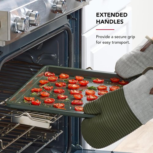KitchenAid Non-Stick Baking Sheet - 13x18 Inch | Durable Evergreen Design for Easy Baking