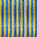 Voircoloria Blue Gold Foil Fringe Backdrop Curtains - 3 Pack Tinsel Streamers for Parties | 3.3 x 8.2 ft