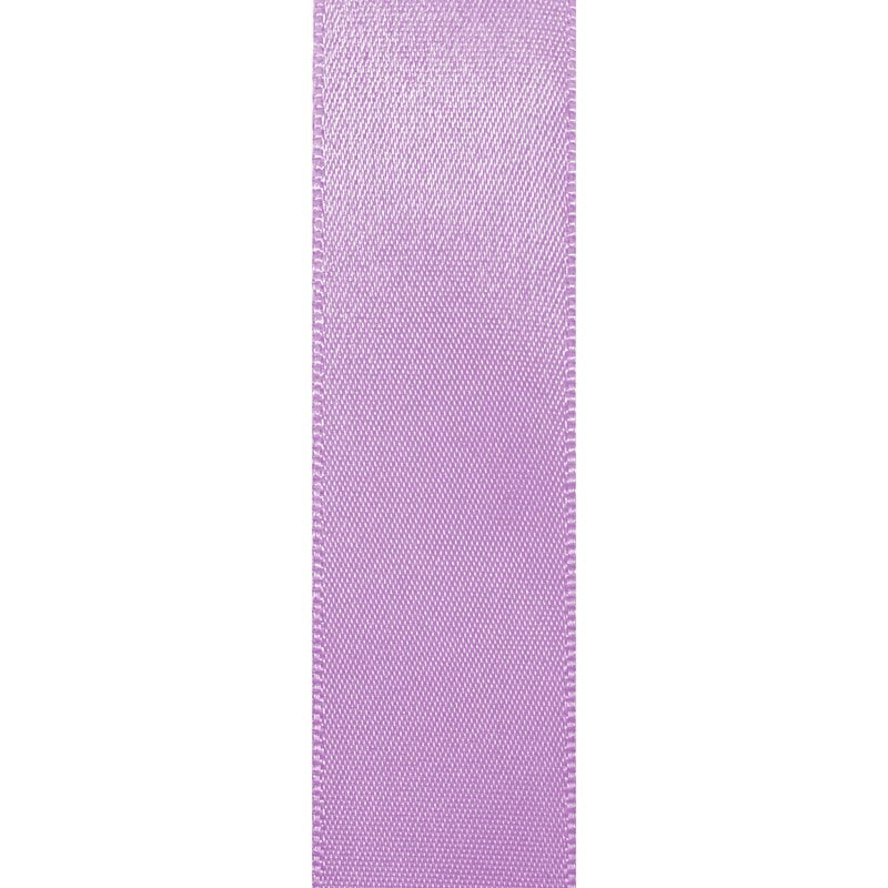 Lavender Satin Ribbon 7/8" x 100 Yards - Single Faced Craft Trim - Purple