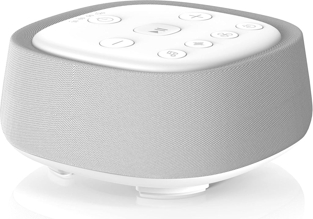 Skiennix Rechargeable White Noise Machine - 28 Soothing Sounds for Sleep | Portable & Timer Function