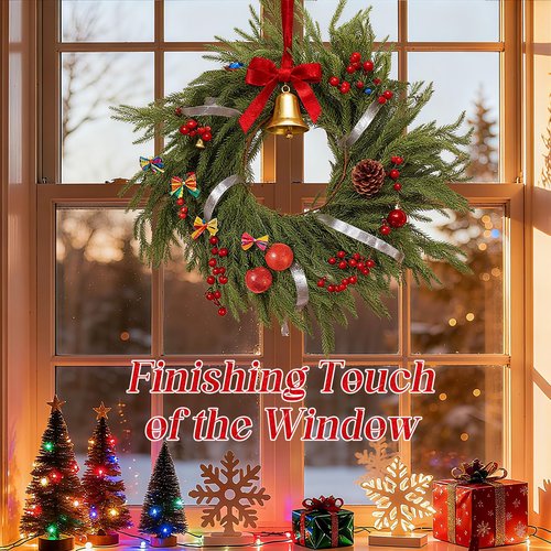 9ft Realistic Christmas Garland Decorations - 1pcs Upgraded Real Touch Greenery Artificial Norfolk Pine Cedar Garland for Fireplace Mantle Table Window Stair Holiday Home Decor