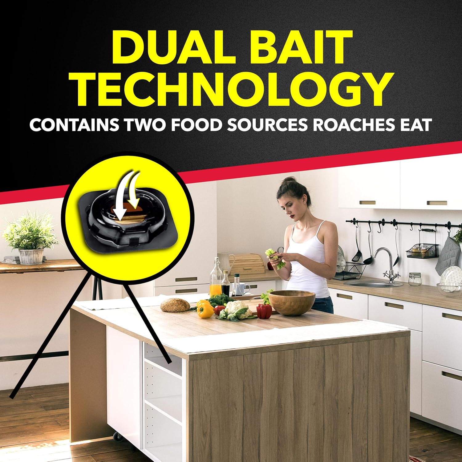 Raid Roach Killer Baits - Effective Pest Control with Egg Stoppers | 12 Count Pack
