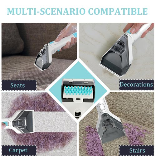 3.5in PX202BRN Tool Brush Replacement Parts Compatible With Shark StainStriker Portable Carpet PX201 PX203BRN CarpetXpert Upright EX201 EX151 R-EX201 EX150 R-EX200 Stain Striker Vacuum Brush(1+1)