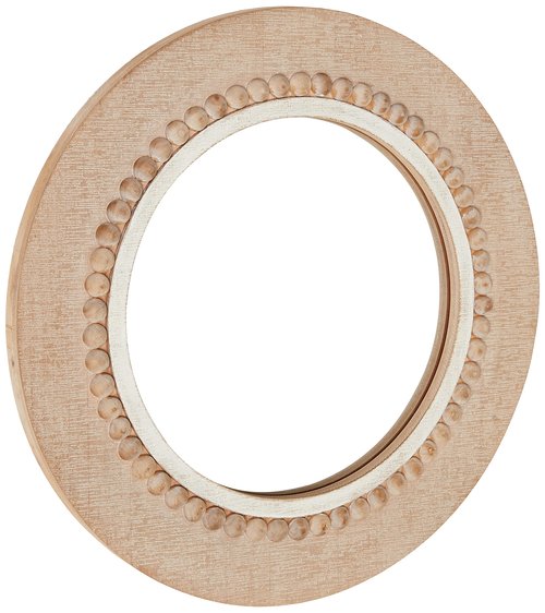 Round Decorative Wood Wall Mirror