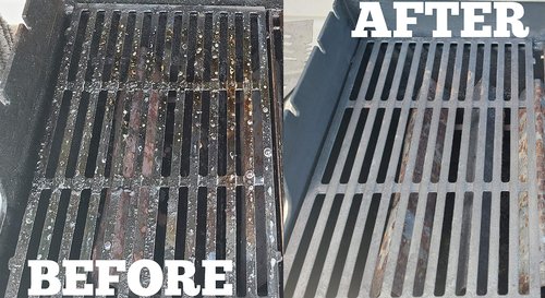 Kona Safe/Clean Grill Cleaner Spray - Now 40% More Cleaning Power, Heavy Duty No-Drip Gel, Eco-Friendly, Food Safe, BBQ Grate Degreaser, Biodegradable, Made in Michigan USA - 23oz