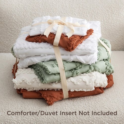 Bedsure Boho Duvet Cover King Size, Soft & Comfortable Elegant Design Boho Bedding for Decoration, Machine Washable Comforter Cover for All Seasons,Includes 1 Duvet Cover & 2 Pillow Shams,Beige