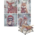Primitives by Kathy Winter Animal Coaster Set