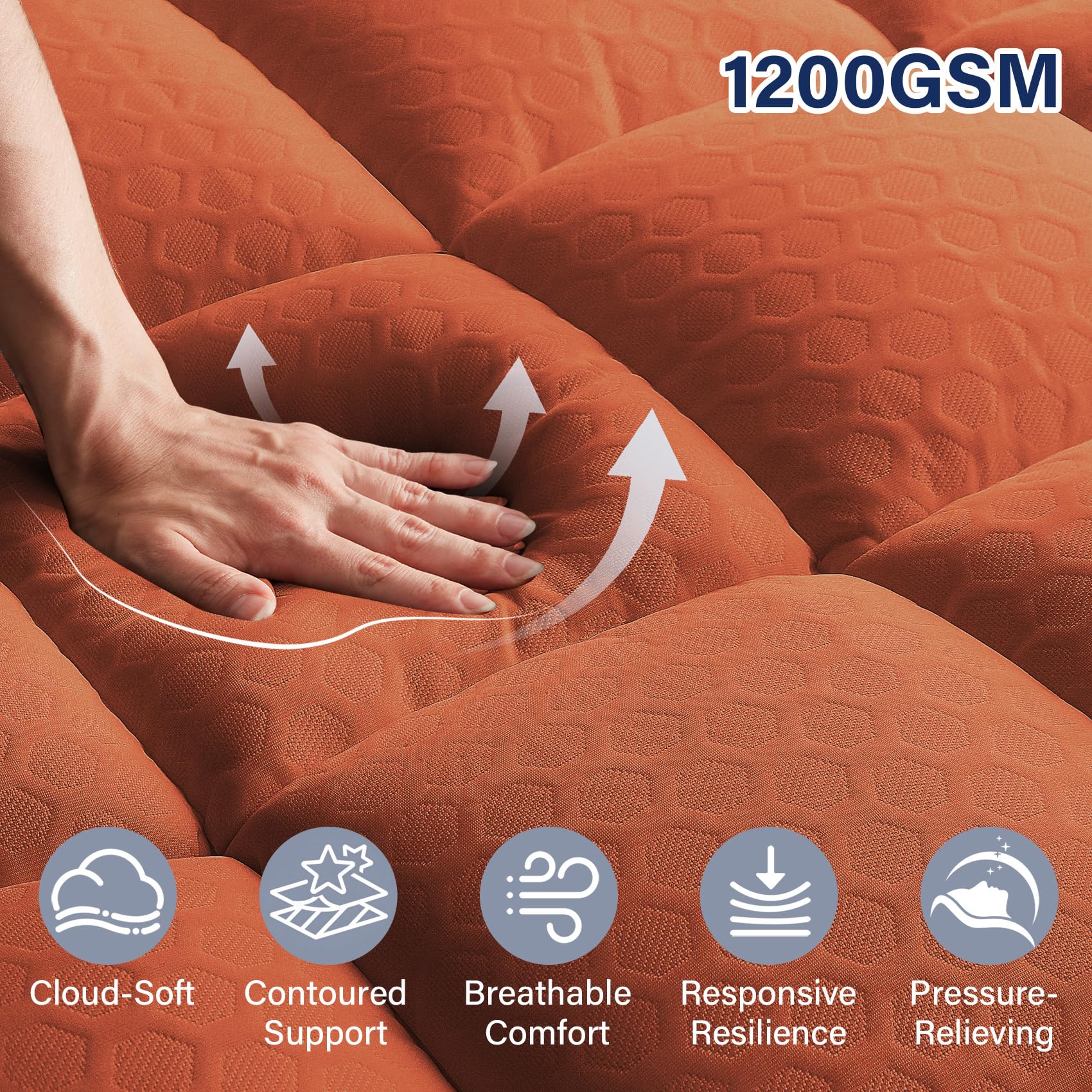 Anluoer Mattress Topper Queen with Others