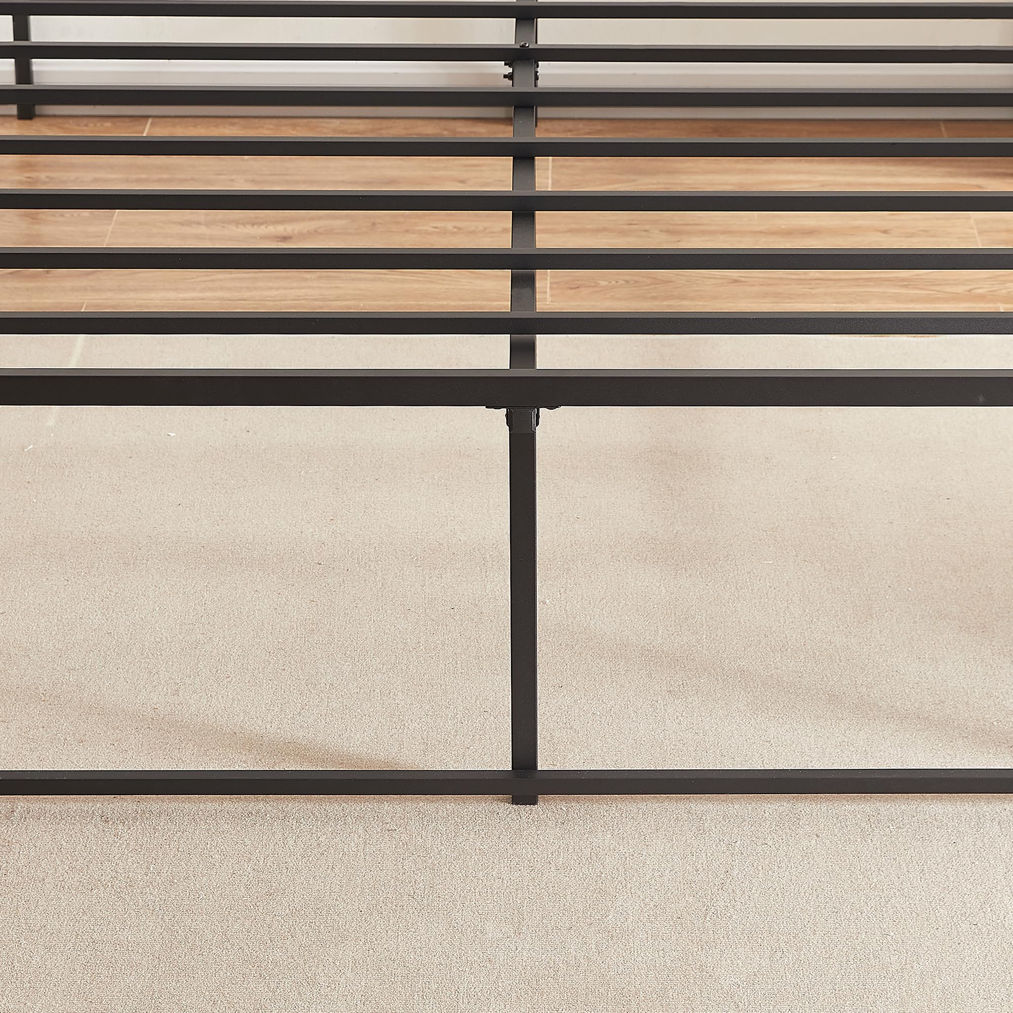 VECELO 18" Full Bed Frame/Metal Platform Mattress Foundation/No Box Spring Needed