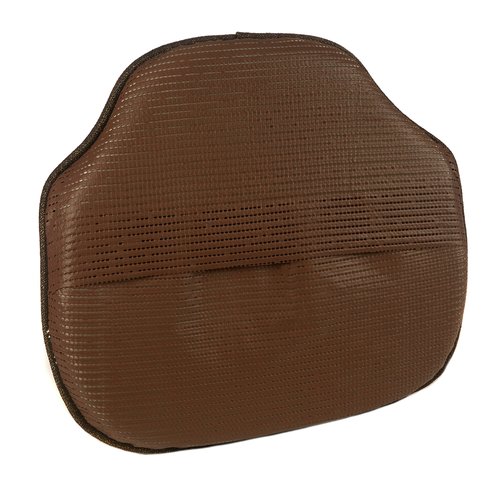 Klear Vu Gripper Omega Non-Slip Windsor Chair Cushions with Skid-Proof Seat Pad for Dining Room, Kitchen, and Office Use, 16x15 Inches, 6 Count (Pack of 1), Chestnut