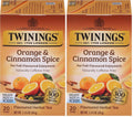 Twinings Herbal Tea - Orange & Cinnamon Spice, Naturally Caffeine-Free, 40 Individually Wrapped Bags