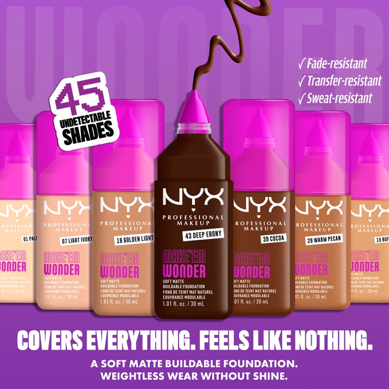 Soft Matte Liquid Foundation - Long-Lasting Buildable Coverage