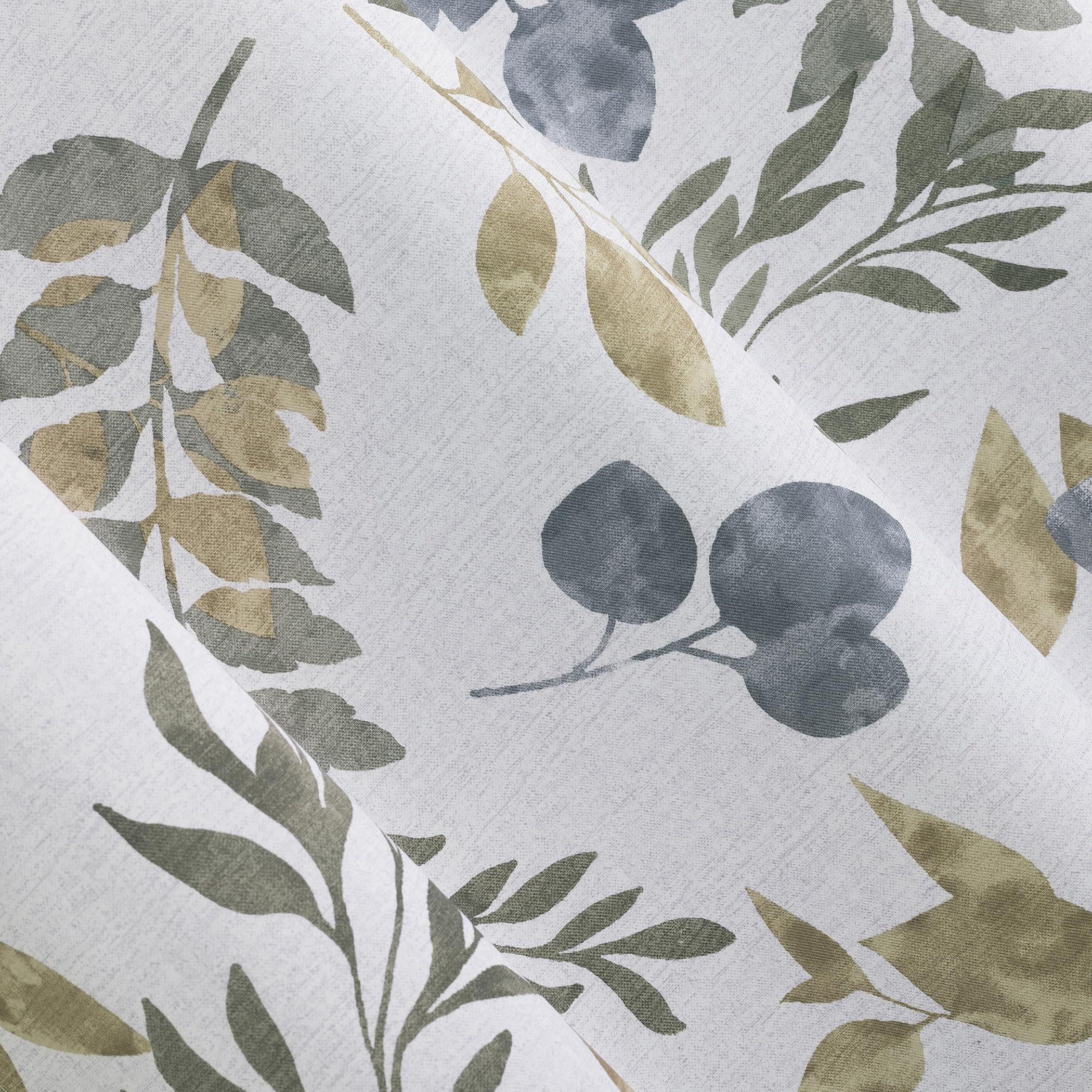 Sun Zero Remi Floral Leaf Print Blackout Grommet Curtain Panel, 40" x 63", Multi