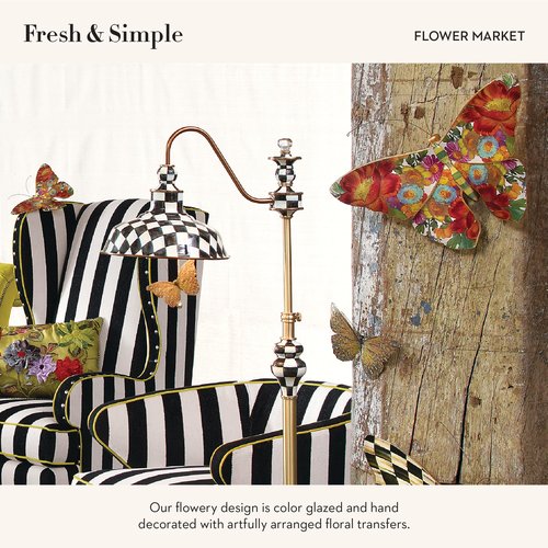 MACKENZIE-CHILDS Butterfly, Hanging Butterfly Wall Decor, Flower Market