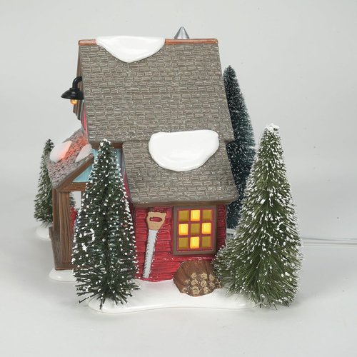 Department 56 Original Snow Village - Village Farms Tree Lot Lit Building - 6.3 Inch, Multicolor