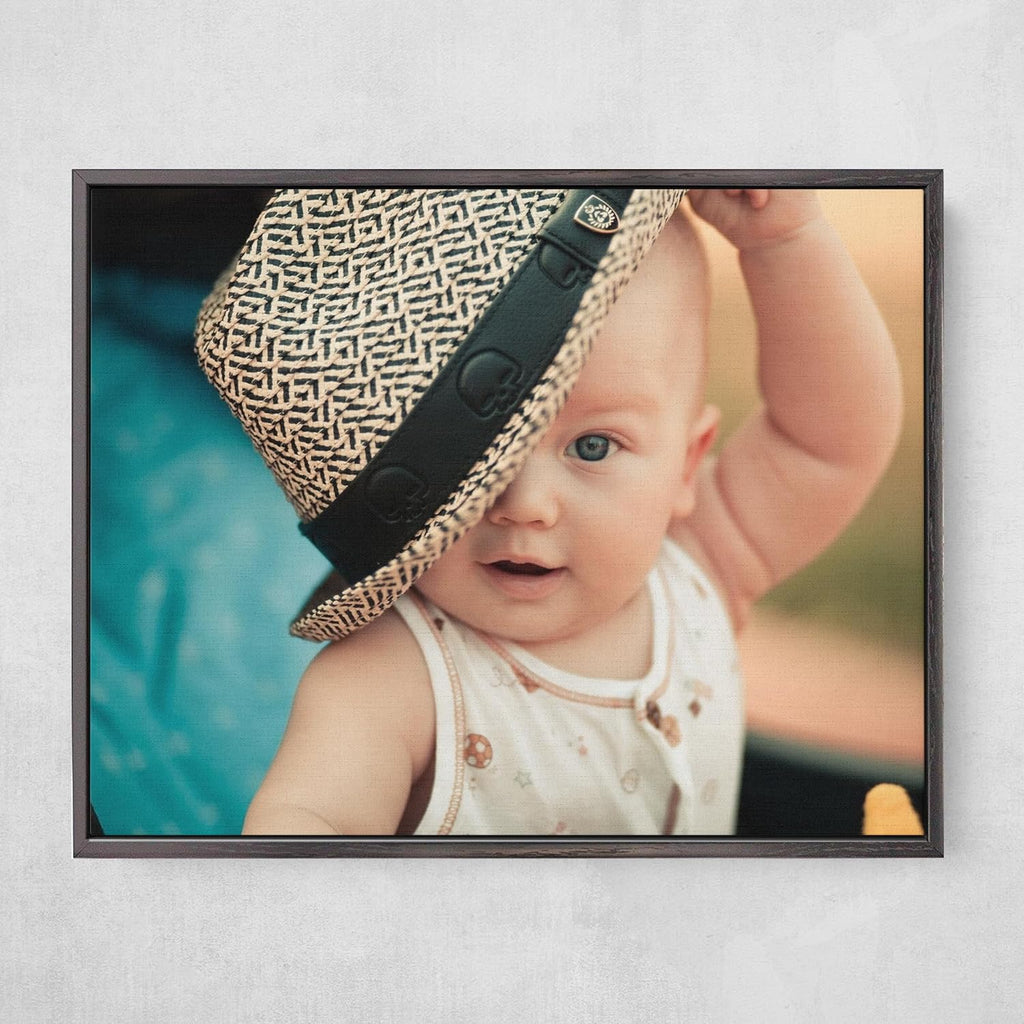 P&L ART. Personalized Custom Canvas Prints: Photo On Canvas Transform Your Photos into Stunning Framed Wall Art Digitally Printed Photo To Canvas Ideal for Home Decor Gifts Keepsakes Black 24X32