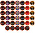 Best of the Best Pods, Variety Pack for Keurig K Cup Brewers, - Strong and Regular Coffee Lovers, Great Gift - 5 Cups of Each, High Caffeine Coffee, 40 Count