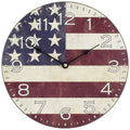 La Crosse 404-2631F 12 in. Americana Decorative Quartz Analog Wall Clock