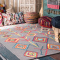 nuLOOM Hand Tufted Belini Accent Rug, 3x5, Grey