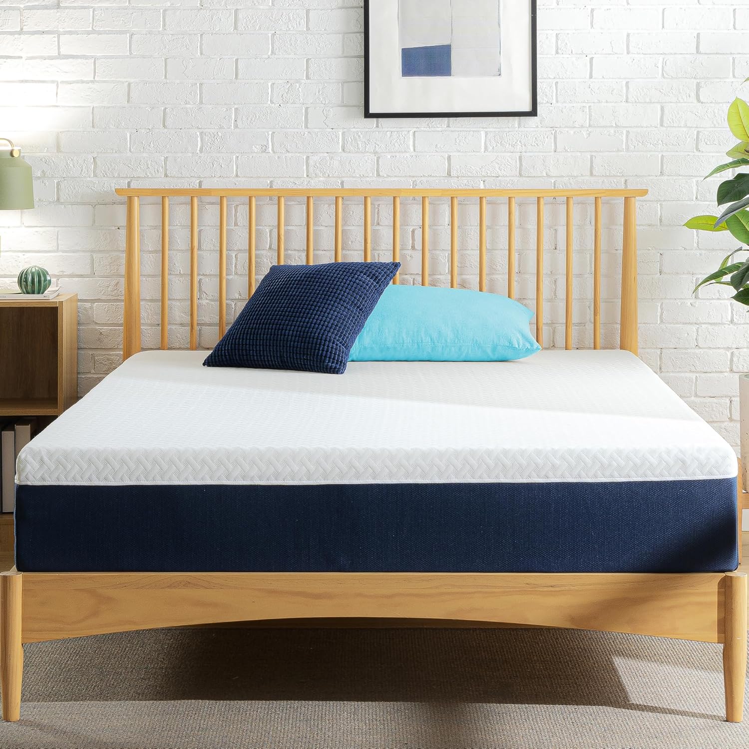 Zinus 10 Inch King Hybrid Mattress - Cooling Comfort, Medium Firm, Fiberglass Free, Motion Isolation