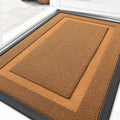 OLANLY Waterproof Front Door Mat - All-Season Indoor/Outdoor Doormat, Easy Clean, 29.5x17, Tangerine Orange
