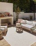 Loloi Amber Lewis Malibu Collection MAB-01 Ivory/Dove 2'-3" x 3'-9" Accent Rug