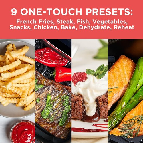 BLACK+DECKER 6QT Air Fryer - Enjoy Crispy Deep Fried Taste Without the Fat | Digital Touchscreen & Auto Shut-Off