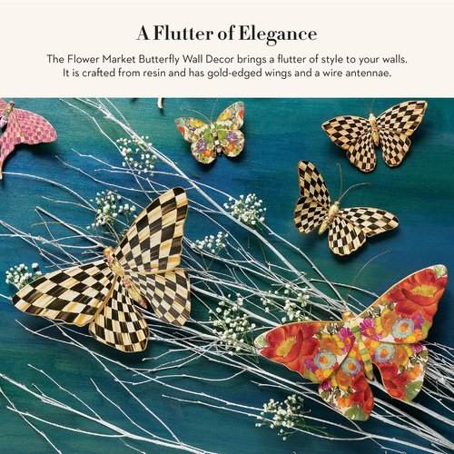 MACKENZIE-CHILDS Butterfly, Hanging Butterfly Wall Decor, Flower Market